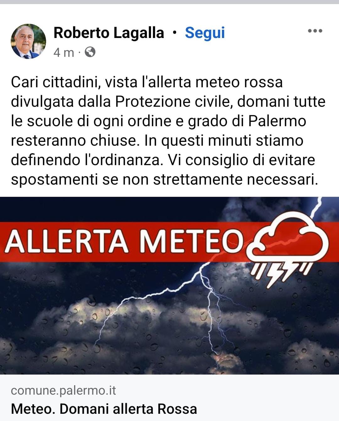 Allerta Meteo